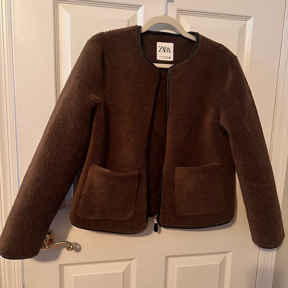Zara Chocolate Brown Jacket